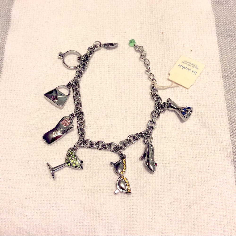 Lia Sophia Charm Bracelet NWT